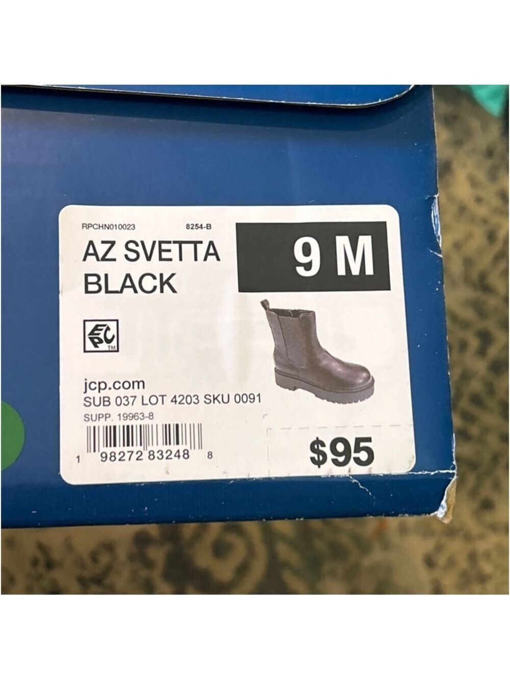 Women's Arizona Jean Co. Black Svetta Boots Size 9M NWT - Picture 5 of 5